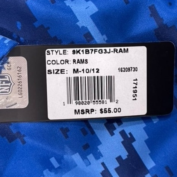 LA Rams Youth Medium (10-12) Hoodie - Picture 5 of 9